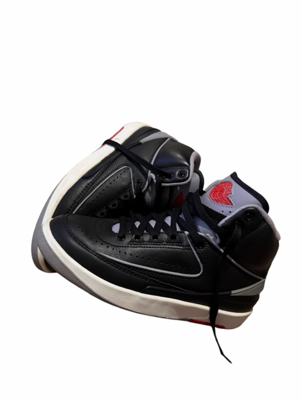 Jordan Big Kids(Youth Size 5) Jordan 2’s Cement